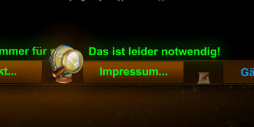 Das ist leider notwendig! Impressum...